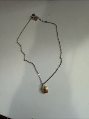 Altar'd State Two-Tone Gold Locket Pendant Necklace